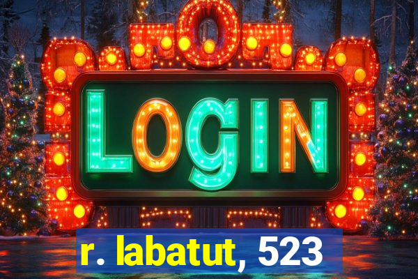 r. labatut, 523