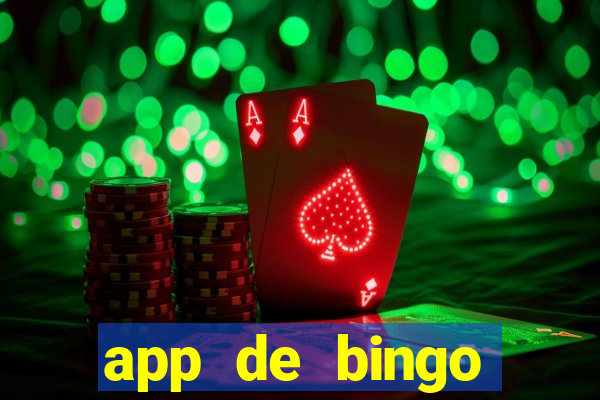 app de bingo valendo dinheiro