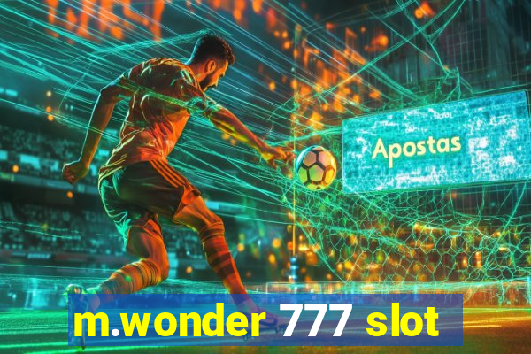 m.wonder 777 slot