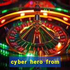 cyber hero from the metaverse