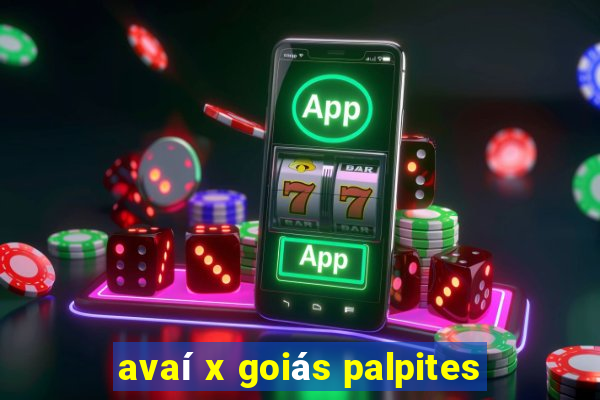 avaí x goiás palpites