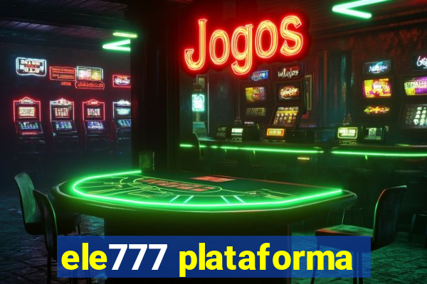 ele777 plataforma