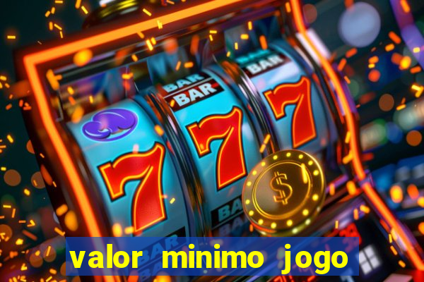 valor minimo jogo do tigre