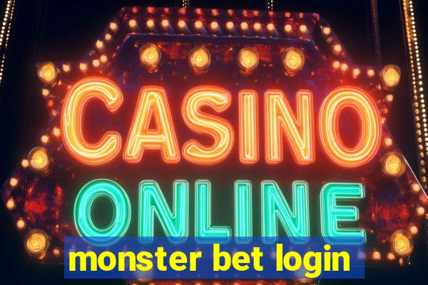 monster bet login