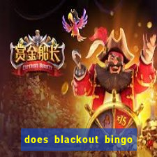 does blackout bingo really pay