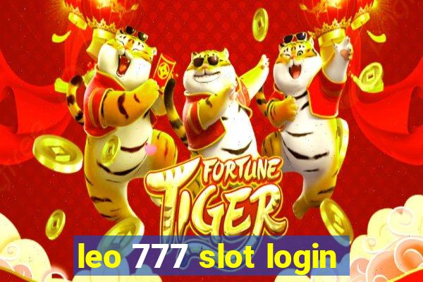 leo 777 slot login