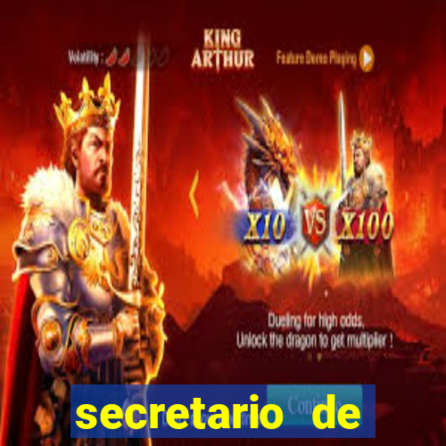 secretario de esporte salario