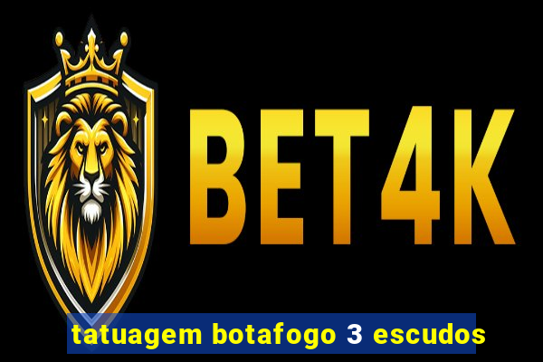 tatuagem botafogo 3 escudos