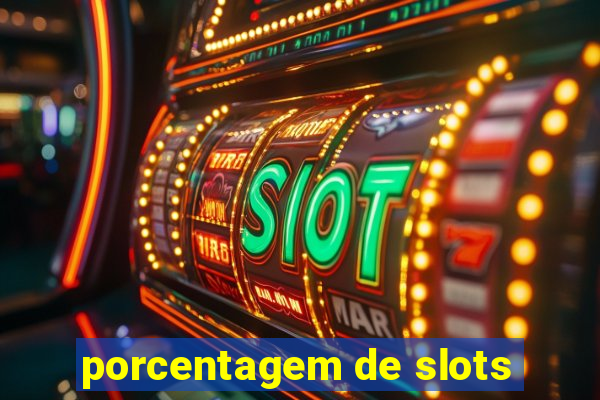 porcentagem de slots