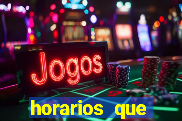 horarios que fortune tiger paga