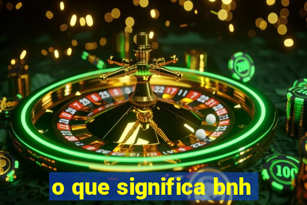 o que significa bnh