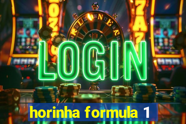 horinha formula 1