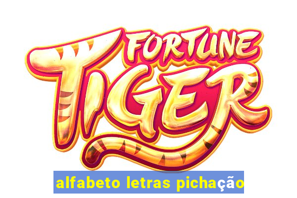 alfabeto letras pichação