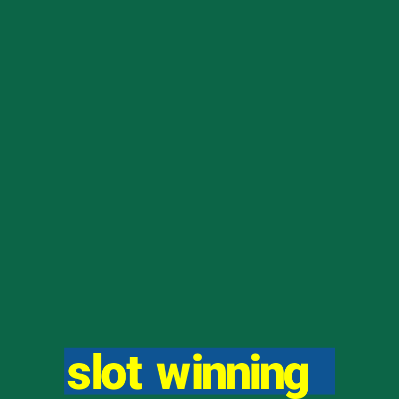 slot winning