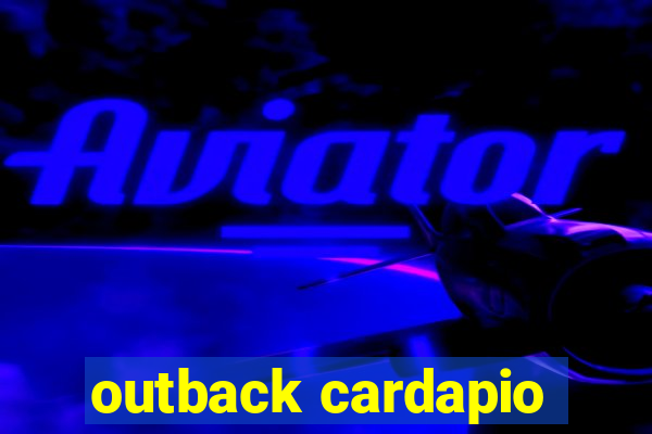 outback cardapio