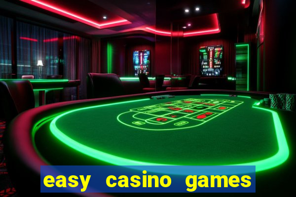 easy casino games to win money