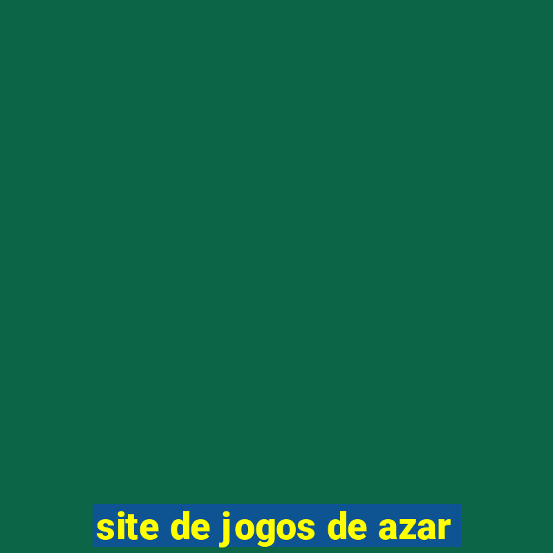 site de jogos de azar