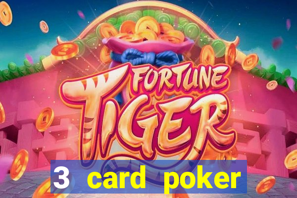 3 card poker casino game