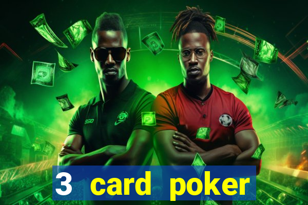 3 card poker casino game