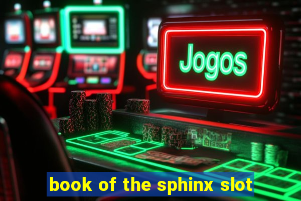 book of the sphinx slot