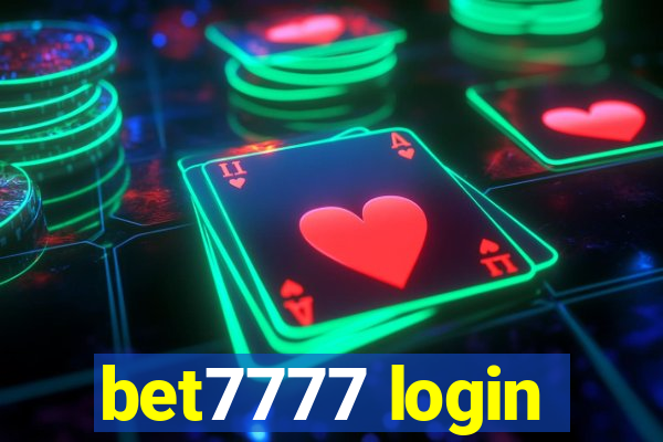 bet7777 login