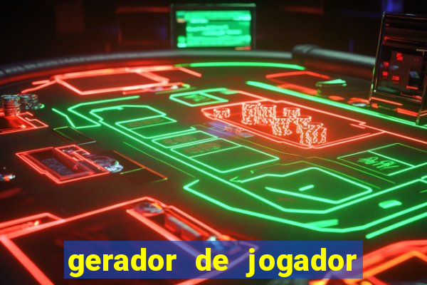 gerador de jogador de futebol