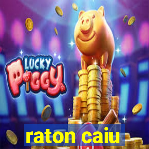 raton caiu