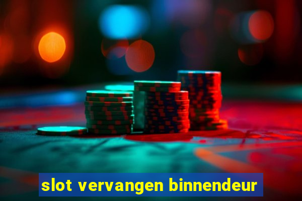 slot vervangen binnendeur