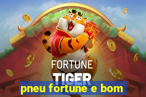 pneu fortune e bom