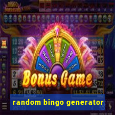 random bingo generator