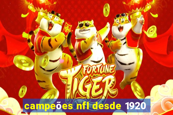 campeões nfl desde 1920