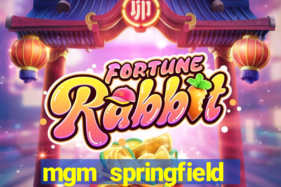 mgm springfield slot payout percentage