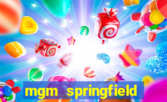 mgm springfield slot payout percentage