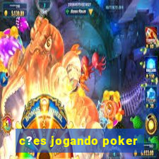 c?es jogando poker