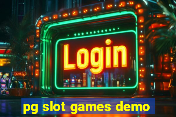 pg slot games demo