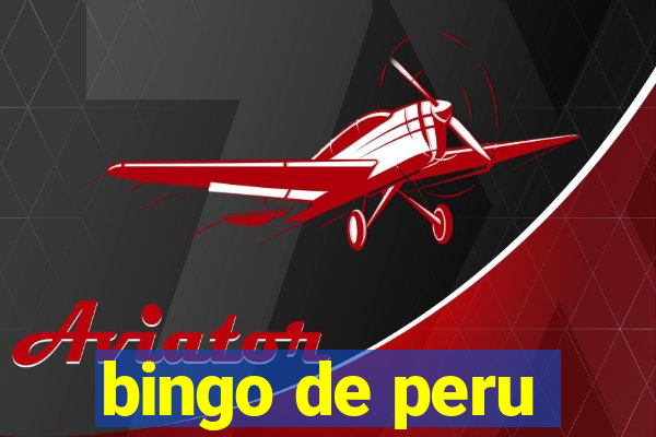 bingo de peru