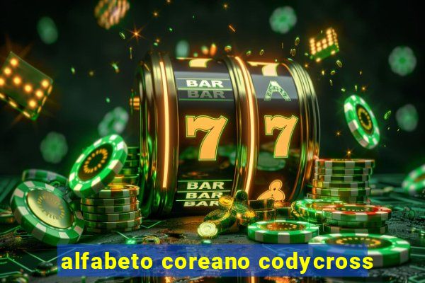 alfabeto coreano codycross