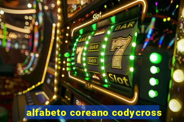 alfabeto coreano codycross