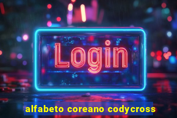 alfabeto coreano codycross