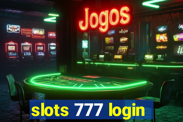 slots 777 login