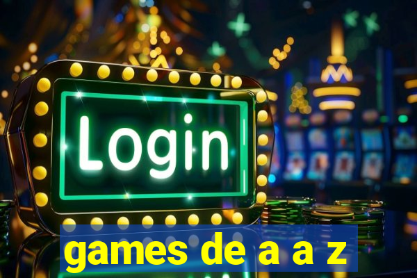 games de a a z