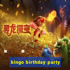 bingo birthday party