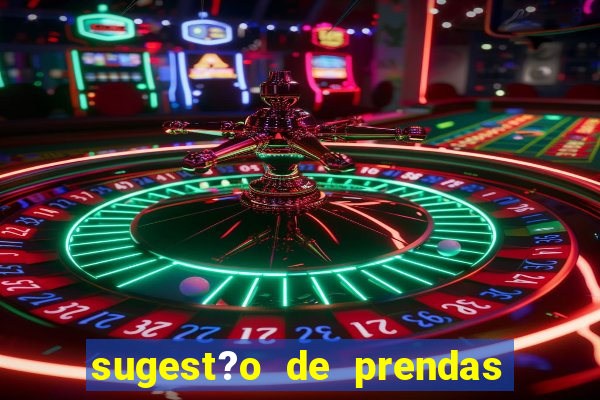 sugest?o de prendas para bingo