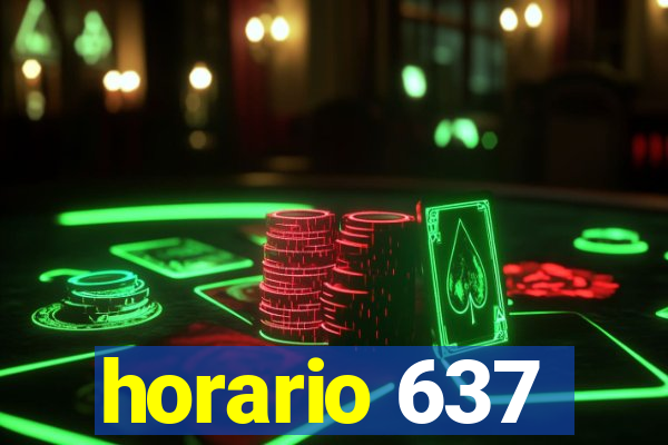 horario 637