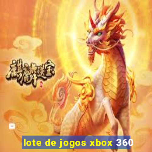 lote de jogos xbox 360