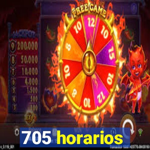 705 horarios