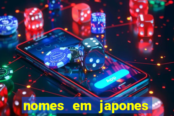 nomes em japones para jogo