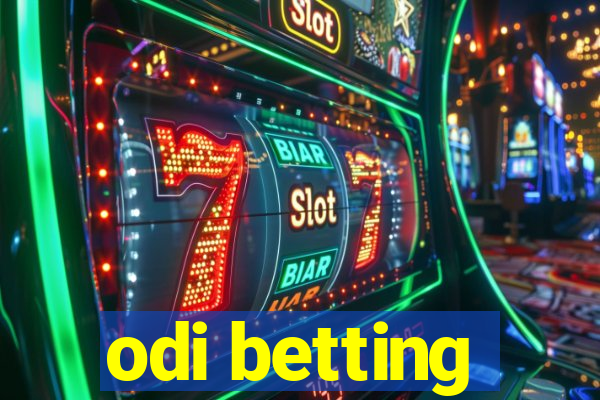 odi betting