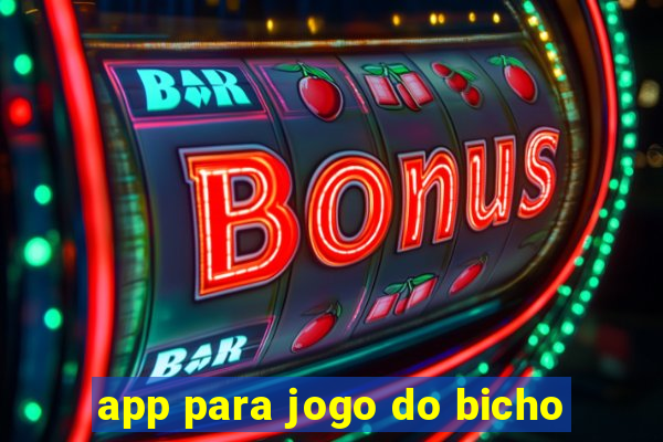 app para jogo do bicho