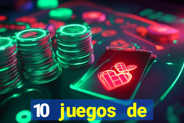 10 juegos de casino nombres